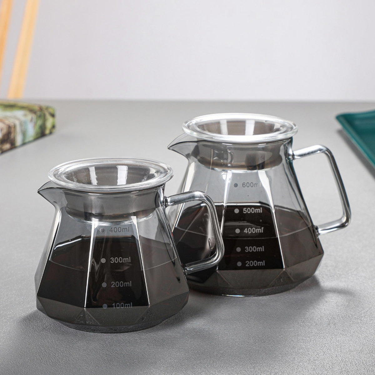 The Carafe beside its smaller size